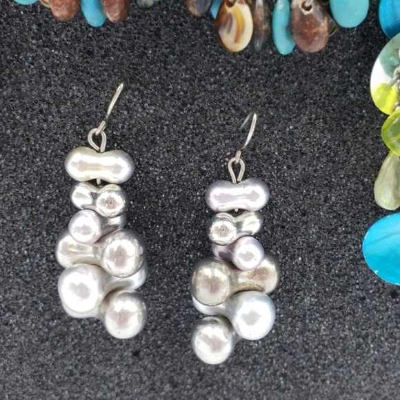 DANGLE Earrings Lot of 4 Pairs - Picture 5 of 10